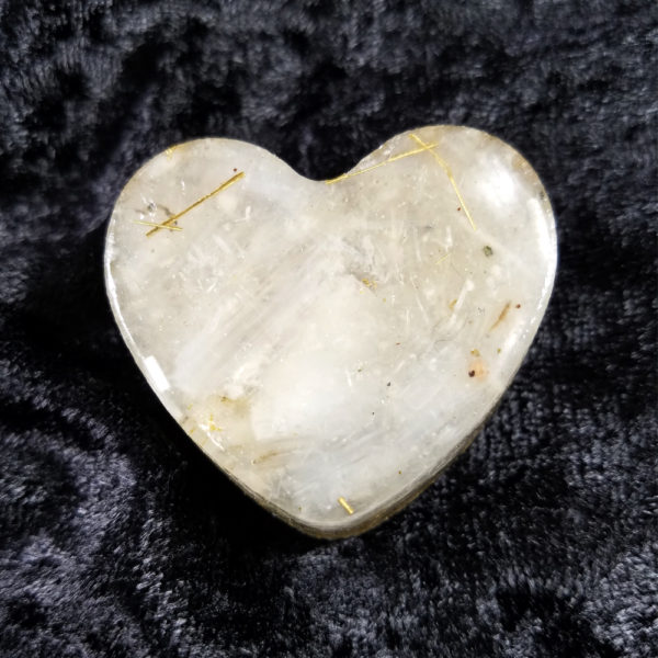 Selenite Orgone Heart