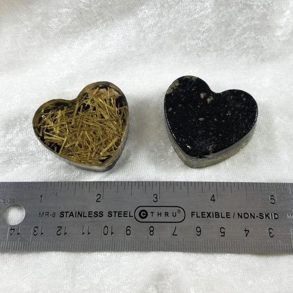 Black Tourmaline Orgone Heart - Image 5