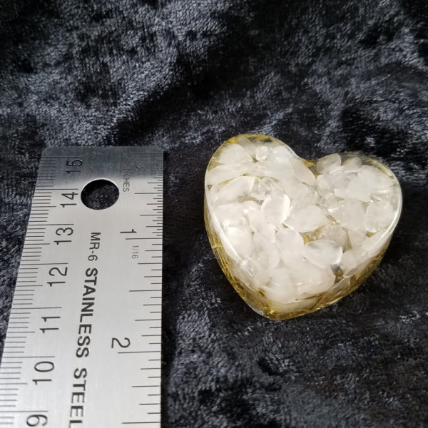 Rose Quartz Orgone Heart - Image 4