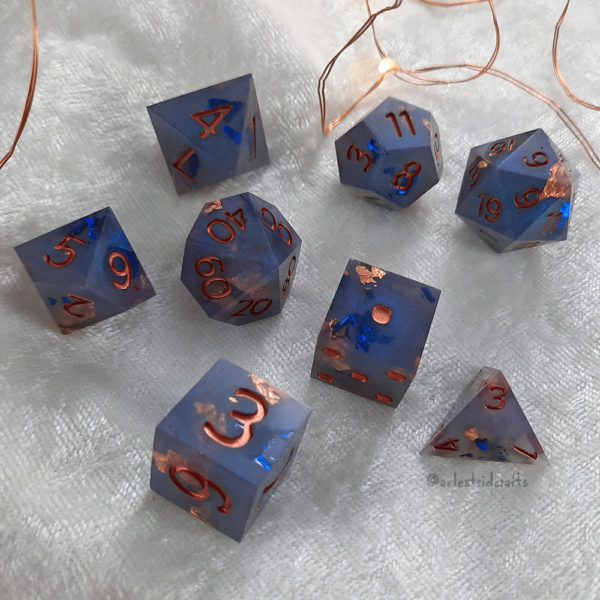 Blue Marine Dice