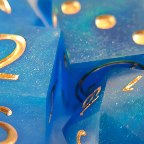 Blue Shimmer Dice - Image 6