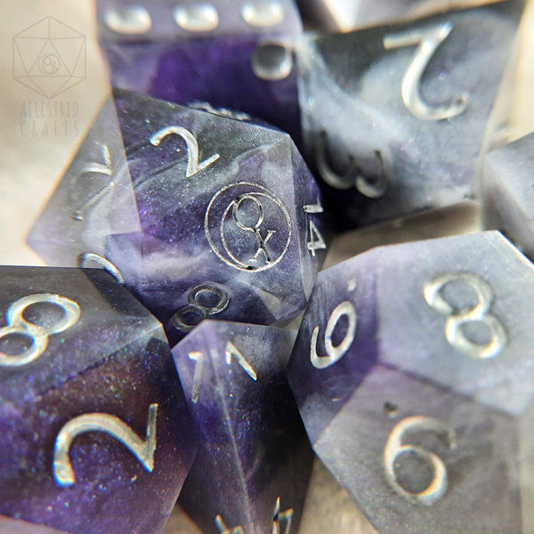 Asexual Pride Dice