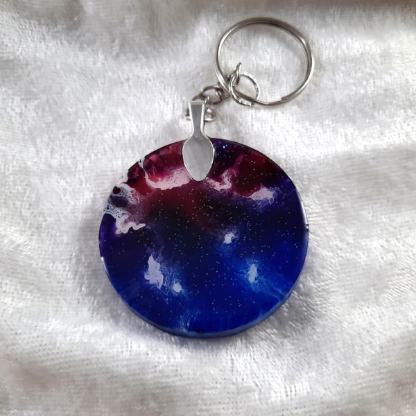 Visible Bi Pride Petri Keychain