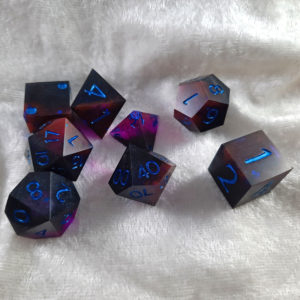 Black and Pink dice