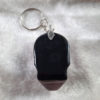Purple Shimmer Skull Keychain
