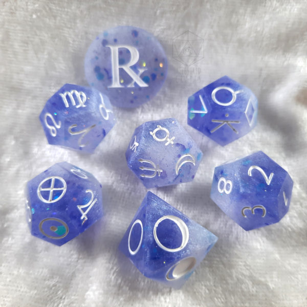 Frosty Mountain Astro Dice