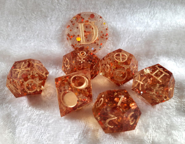 Autumn Harvest Astro Dice Set