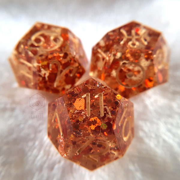 Autumn Harvest Astro Dice Set