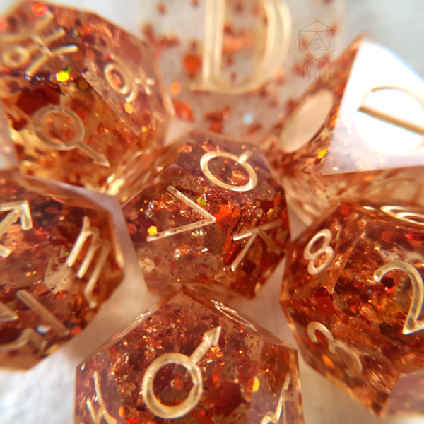 Autumn Harvest Astro Dice Set