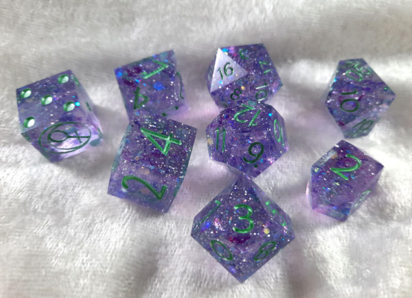 Lavender Grass Dice