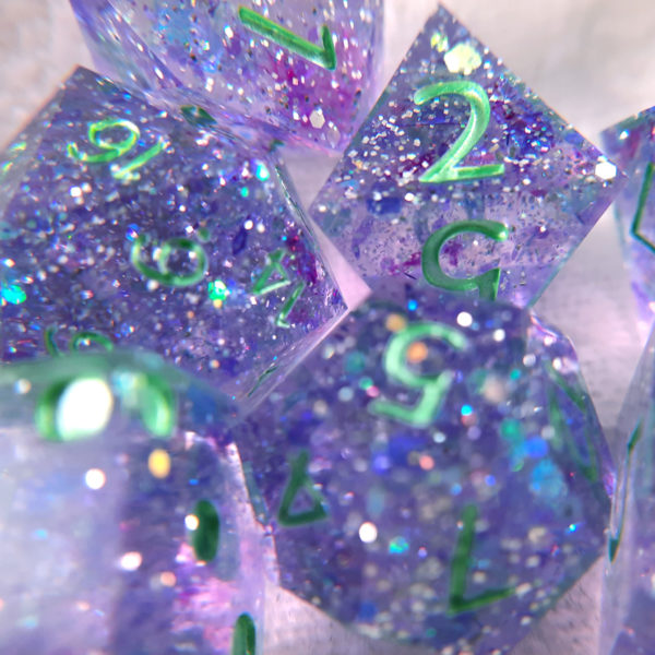 Lavender Grass Dice