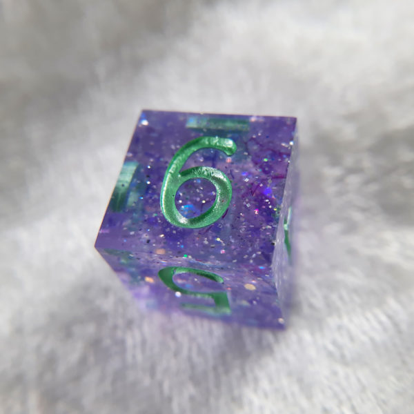 Lavender Grass Dice