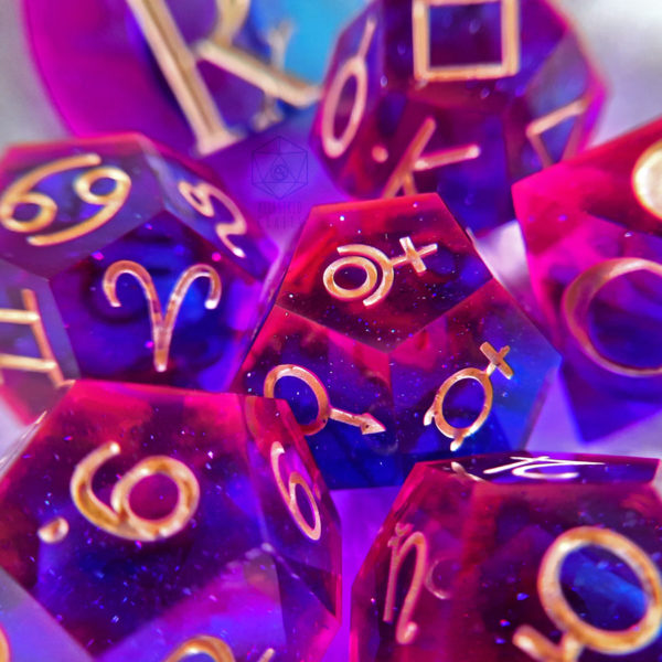 Dusky Sky Astro Dice Set