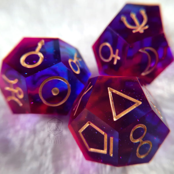 Dusky Sky Astro Dice Set