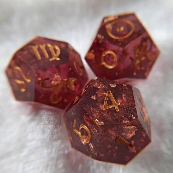 Garnet Dreams Astro Dice