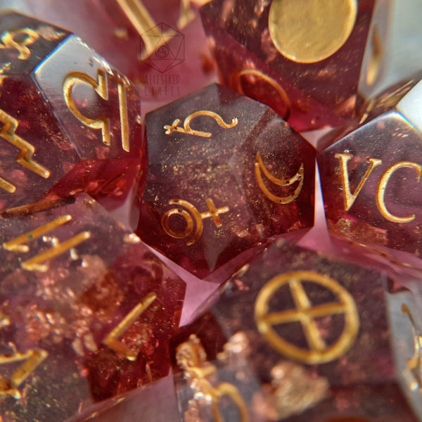 Garnet Dreams Astro Dice