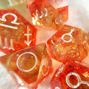 Tropical Sunset Astro Dice