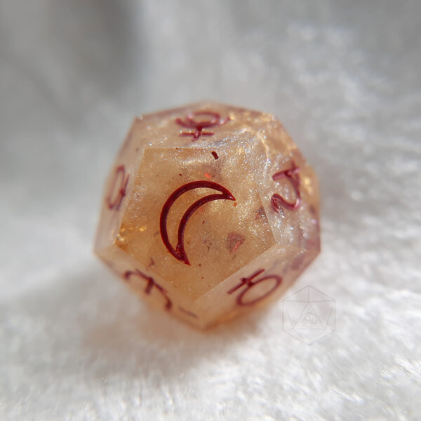 Glacial Rose Astro Dice